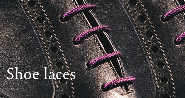 Waxed cotton shoelaces for men by Emling